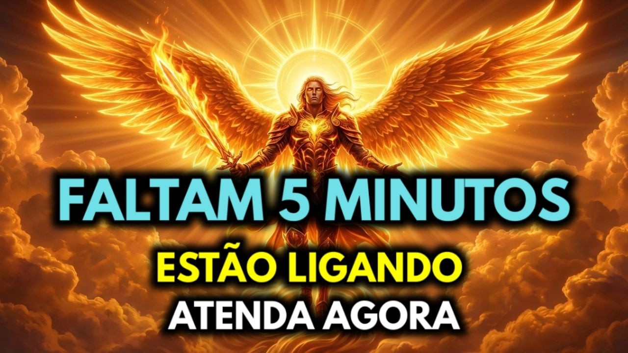 🔴 FALTAM APENAS 5 MINUTOS — ALGUÉM MUITO PRÓXIMO A VOCÊ, DO CÉU, ESTÁ DESESPERADAMENTE TENTANDO....