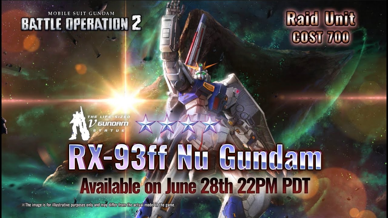 MOBILE SUIT GUNDAM BATTLE OPERATION 2 &mdash; RX-93ff Nu Gundam Trailer