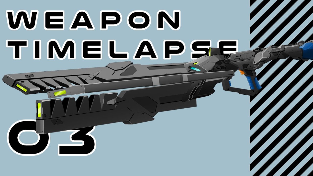 [Draw and chill] Weapon drawing timelapse - Drawing with me [Ep 3 - End] #drawing #art #digitalart