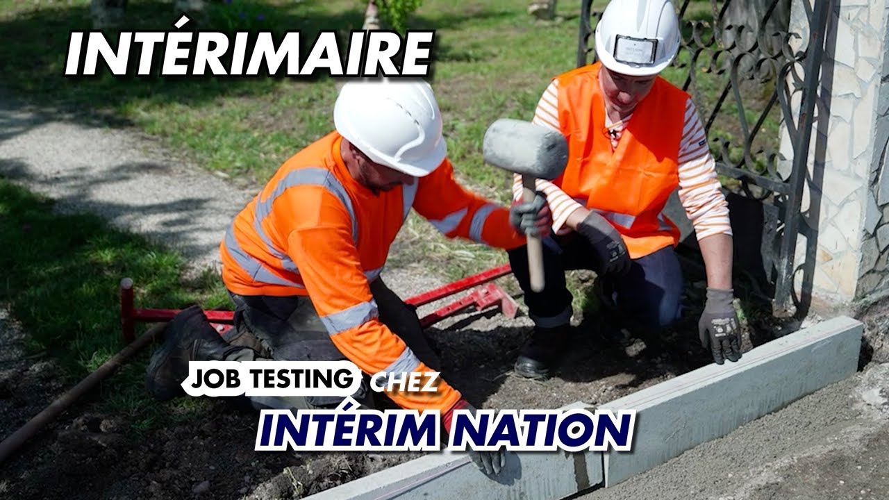 Je bosse comme intérimaire sur un chantier de travaux publics grâce à Interim Nation