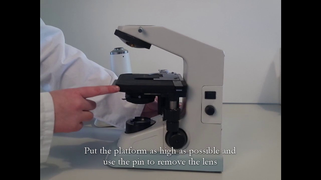 How to disassemble a microscope