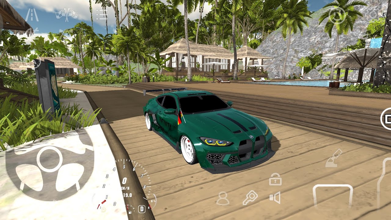 Car parking multiplayer- Tropics to island on my bmw m4