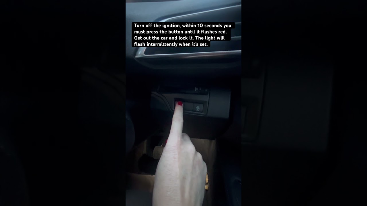 Peugeot 3008 (2019) Deactivate inside alarm and anti tilt temporarily