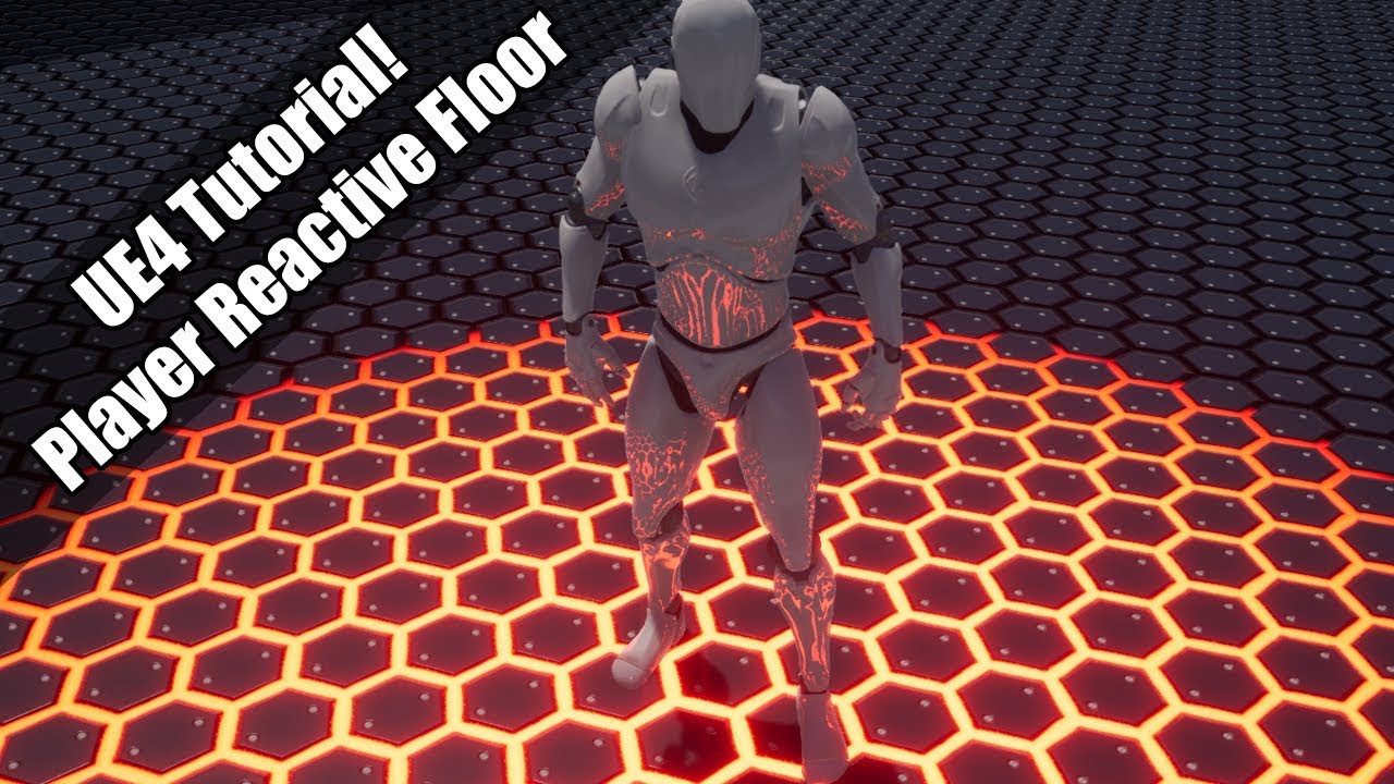 UE4 - Tutorial - Player Reactive Floor!