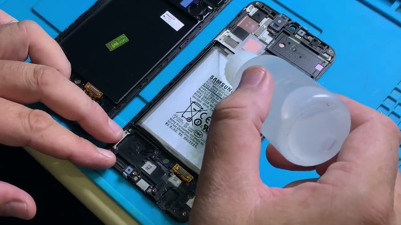 Troca de display A50 Samsung com aro passo a passo !