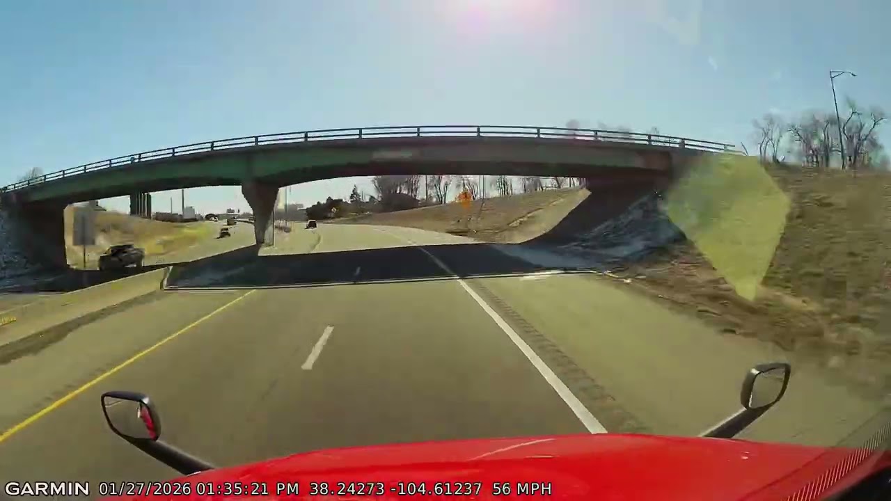 Driving from Colorado to Texas on 1/27/2026