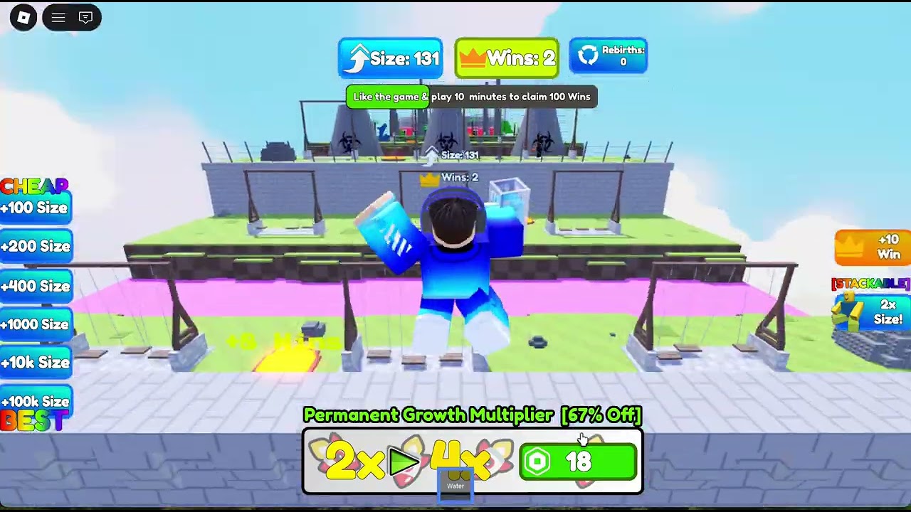 Playing Swinging Simulator on Roblox!!!!!!