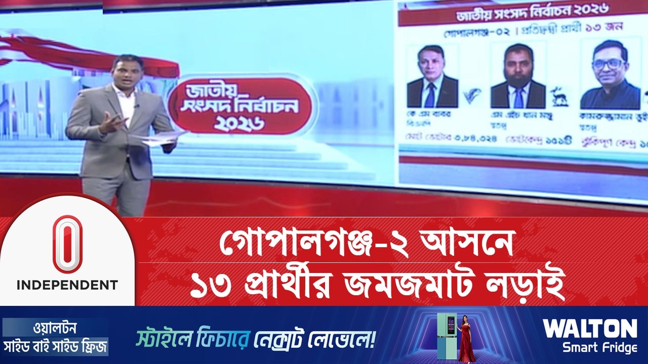 স্বতন্ত্র ও জোট প্রার্থীদের মধ্যে মূল প্রতিদ্বন্দ্বিতা | Gopalganj | Independent TV