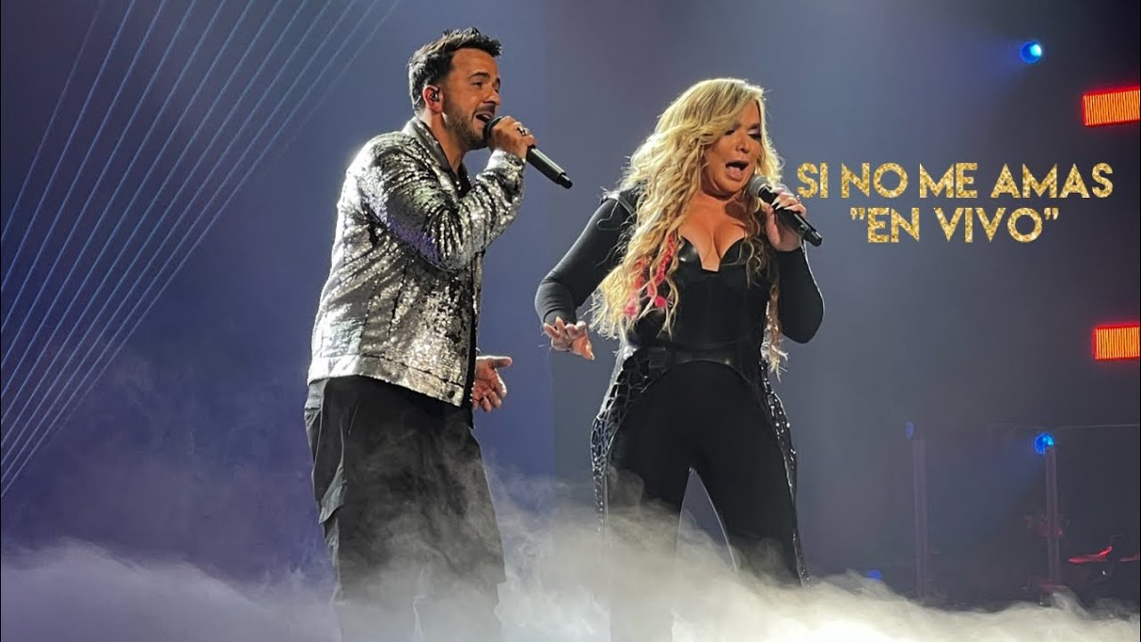 Luis Fonsi , Ednita Nazario - Si No Me Amas ( Concierto Una Noche Perfecta Tour )