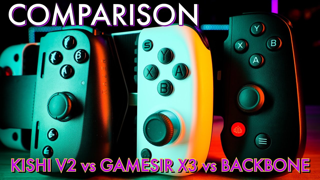 Razer Kishi V2, Gamesir X3, Backbone GIVEAWAY & Comparison! Best Mobile Controller for iOS & Android