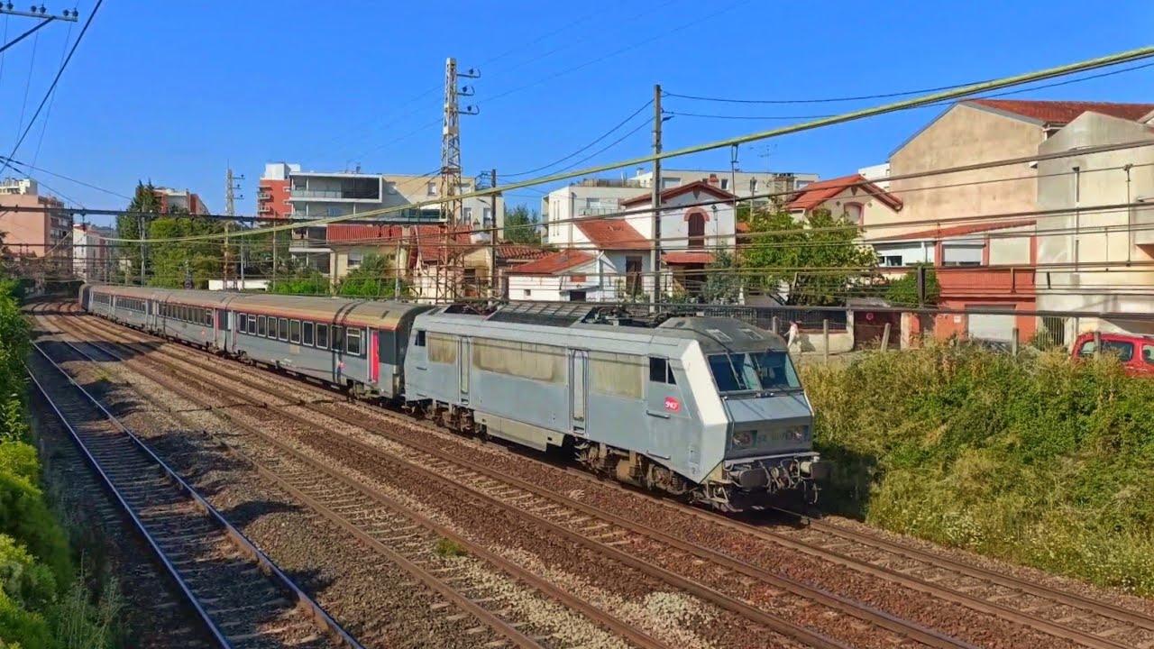Une journée à Toulouse (TGV, IC, Fret...)