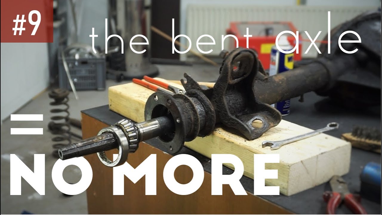 REMOVING the (bent) REAR AXLE - The Vintage Volvo Project #9