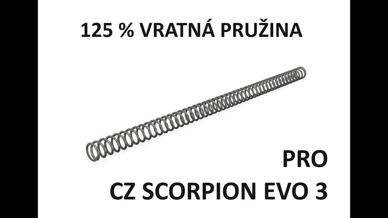 125% Vratná pružina pro CZ Scorpion EVO 3