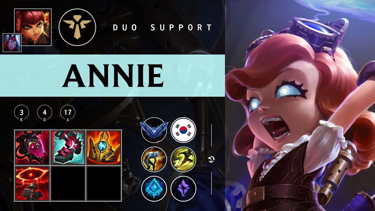 Annie Support vs Karma - KR Diamond Patch 25.22