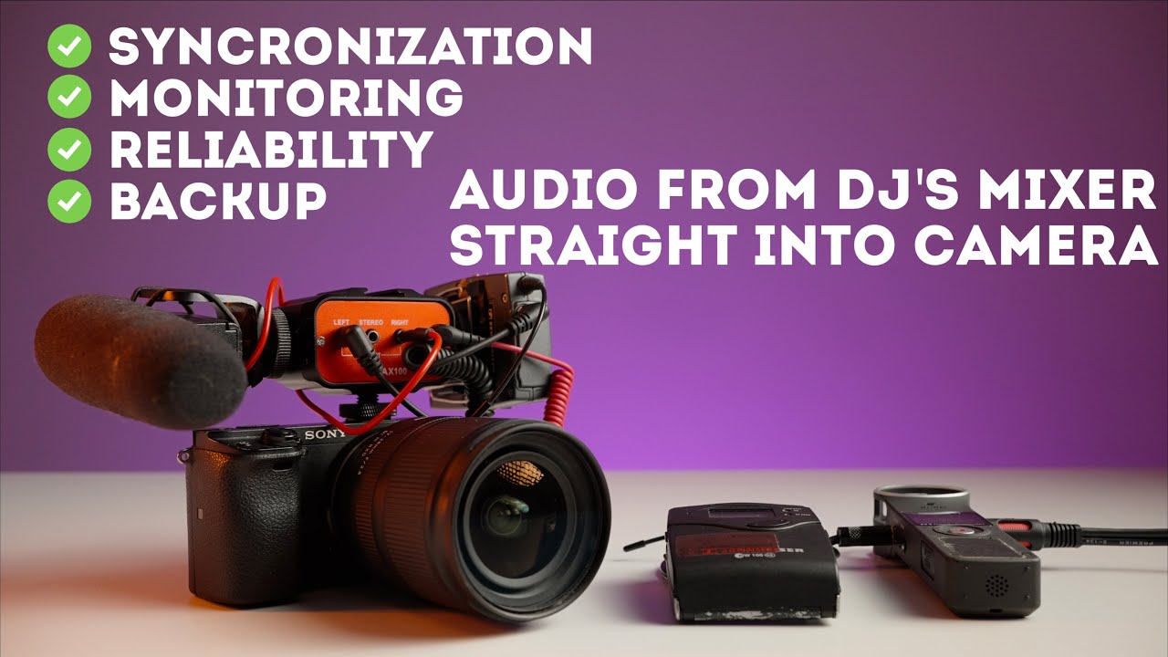 Perfect sound from wedding receptions life-hack | Dual channel recording with Saramonic SR-AX100