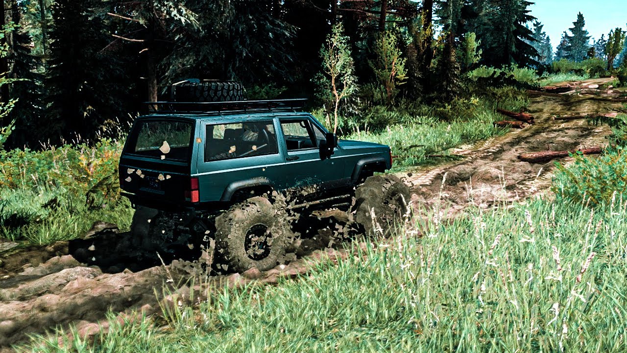SpinTires MudRunner: REALISTIC 2 Door Jeep XJ  ᓚᘏᗢ