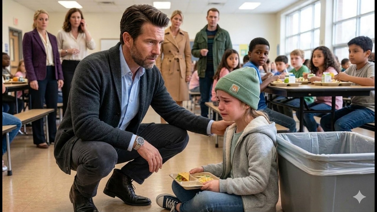 Millionaire CEO Finds Poor Girl Eating Beside Trash Can—What He Discovers About Her Mother Shocks...