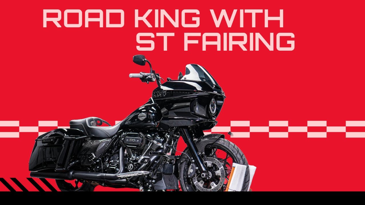 Advanblack ST Faring on a Road King Special!