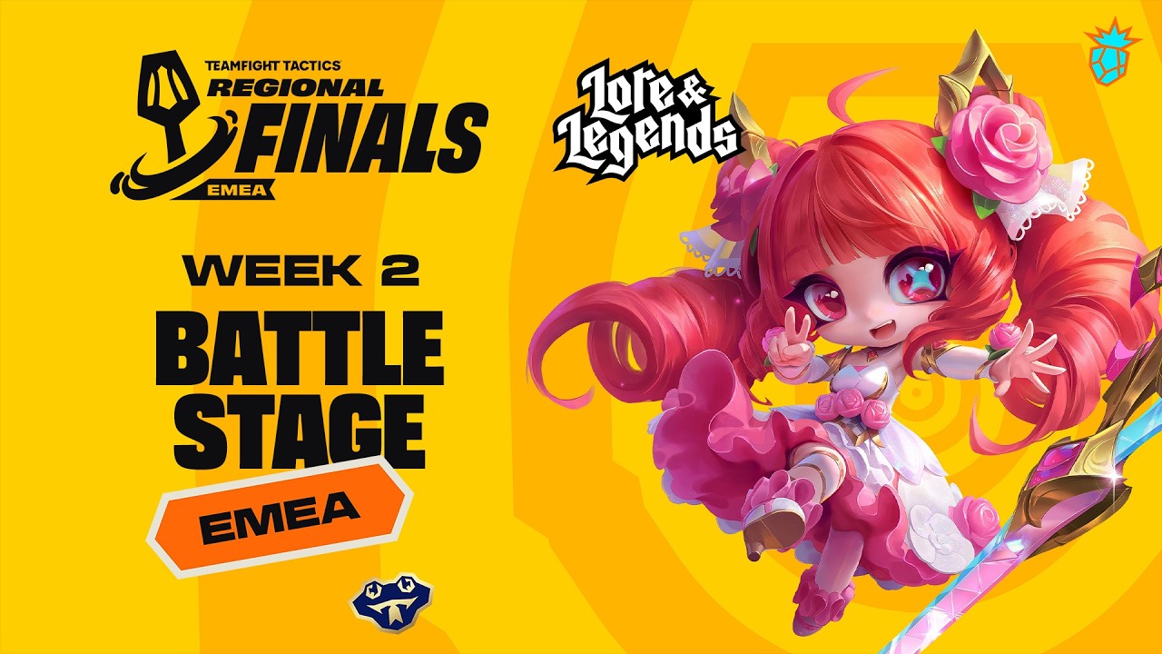 WEEK 2 BATTLE STAGE - EMEA #TFTRegionalFinals - Lore & Legends [EN Broadcast]