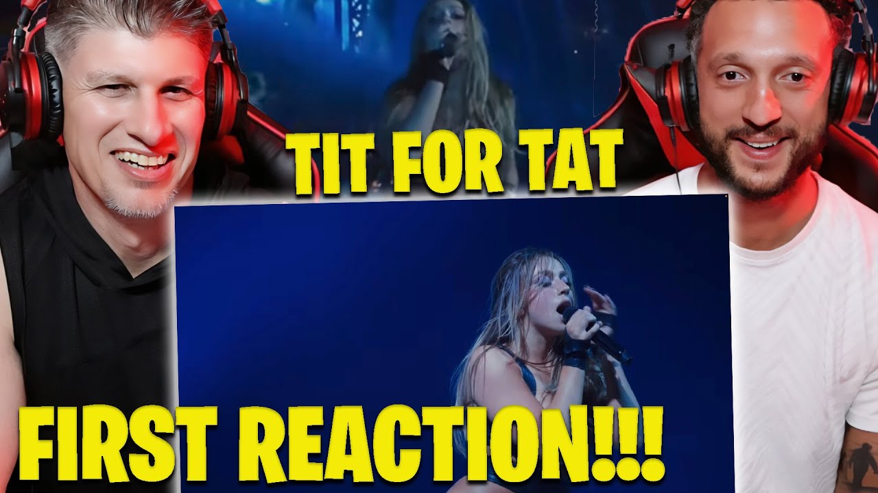 Tate McRae — TIT FOR TAT — РЕАКЦИЯ на живое выступление