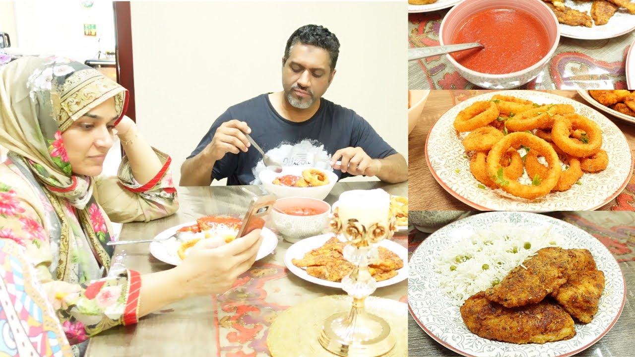 Meray 6 sources of Income hain - Crispy Fish Fillets - Onion Rings - Hot & Spicy Sauce