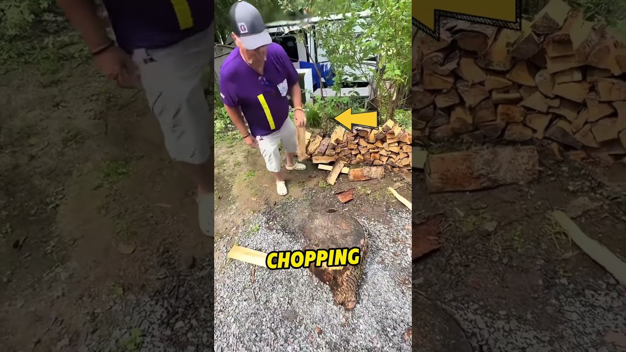 The man actually struck his father with an axe #funny #shortx