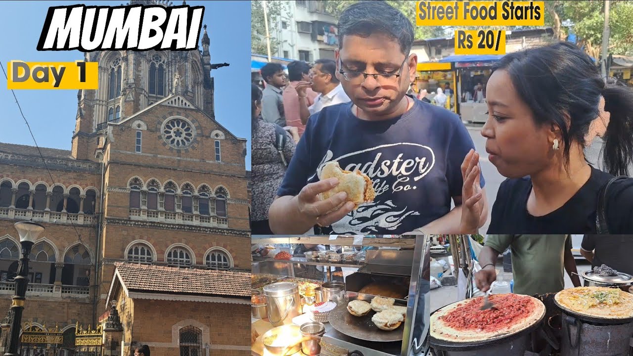 Day 1 in Mumbai | Exploring Mumbai | Street Food  ✨️ ❤️ 