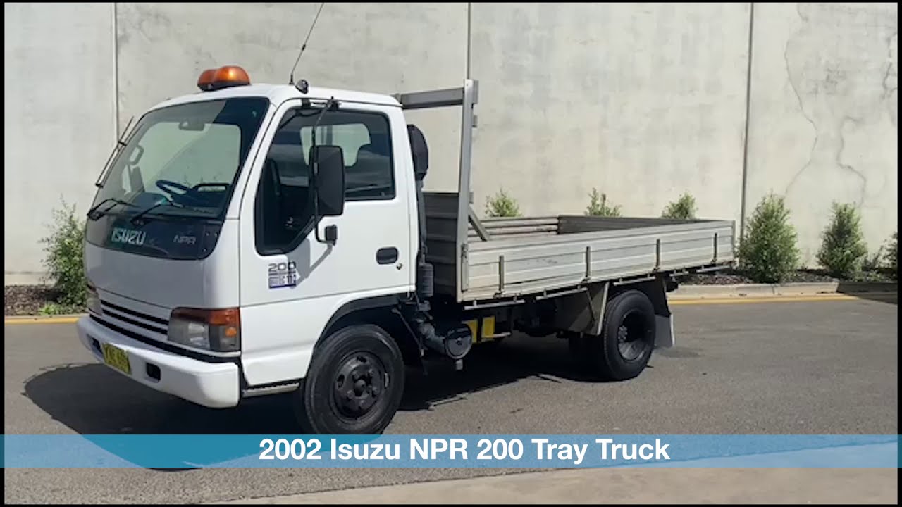2002 Isuzu NPR 200 Tray Truck