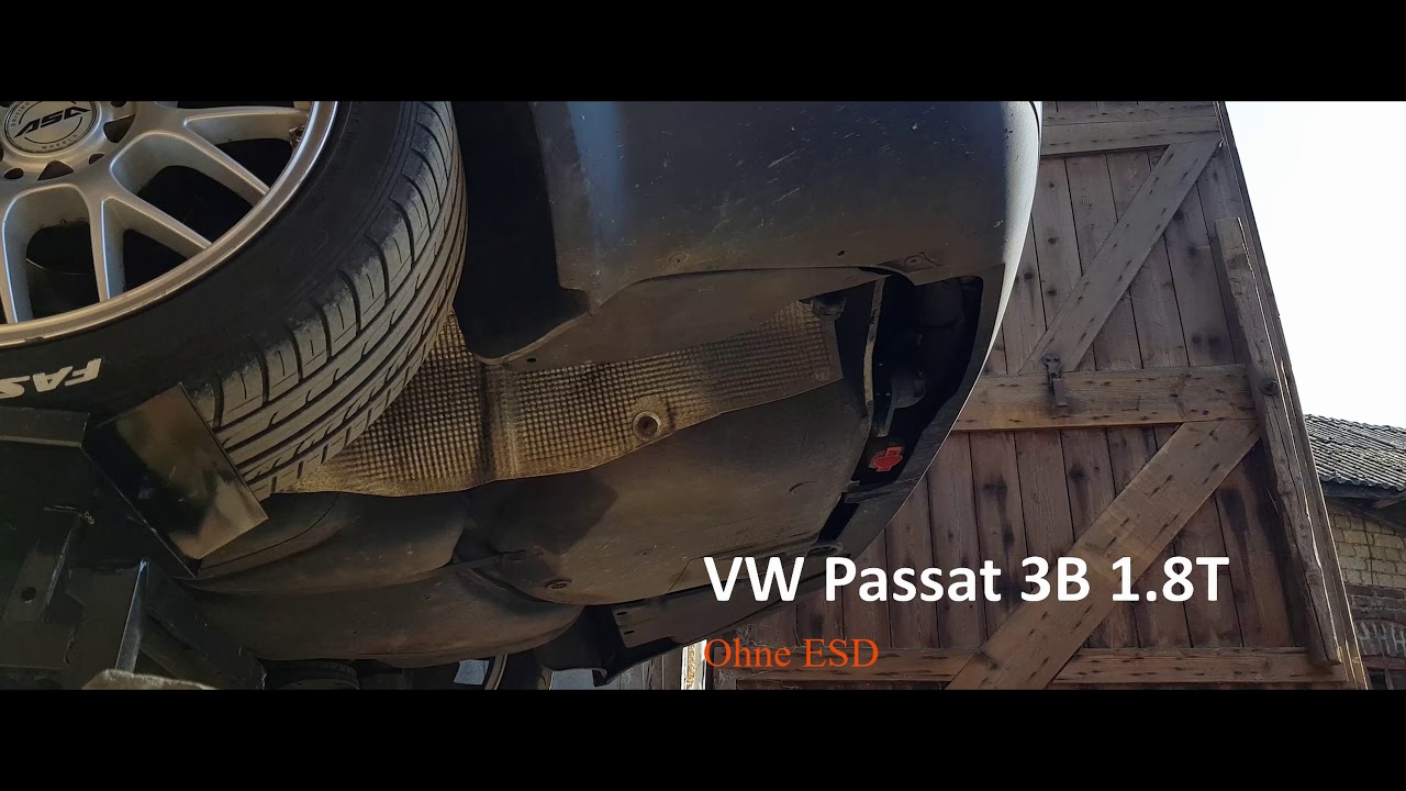 VW Passat 3B B5 1.8T Auspuff Test