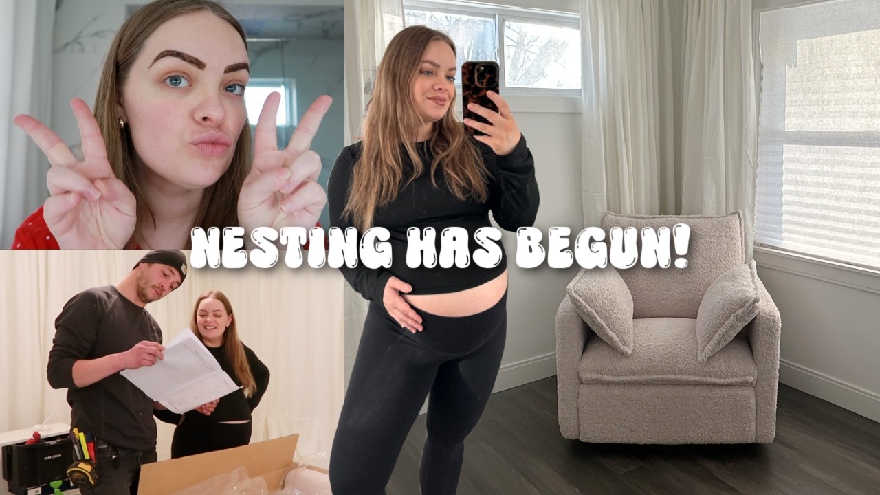 Home Decor & Nursery Updates, Clean with Me, Glow Up Routine - NESTING VLOG!