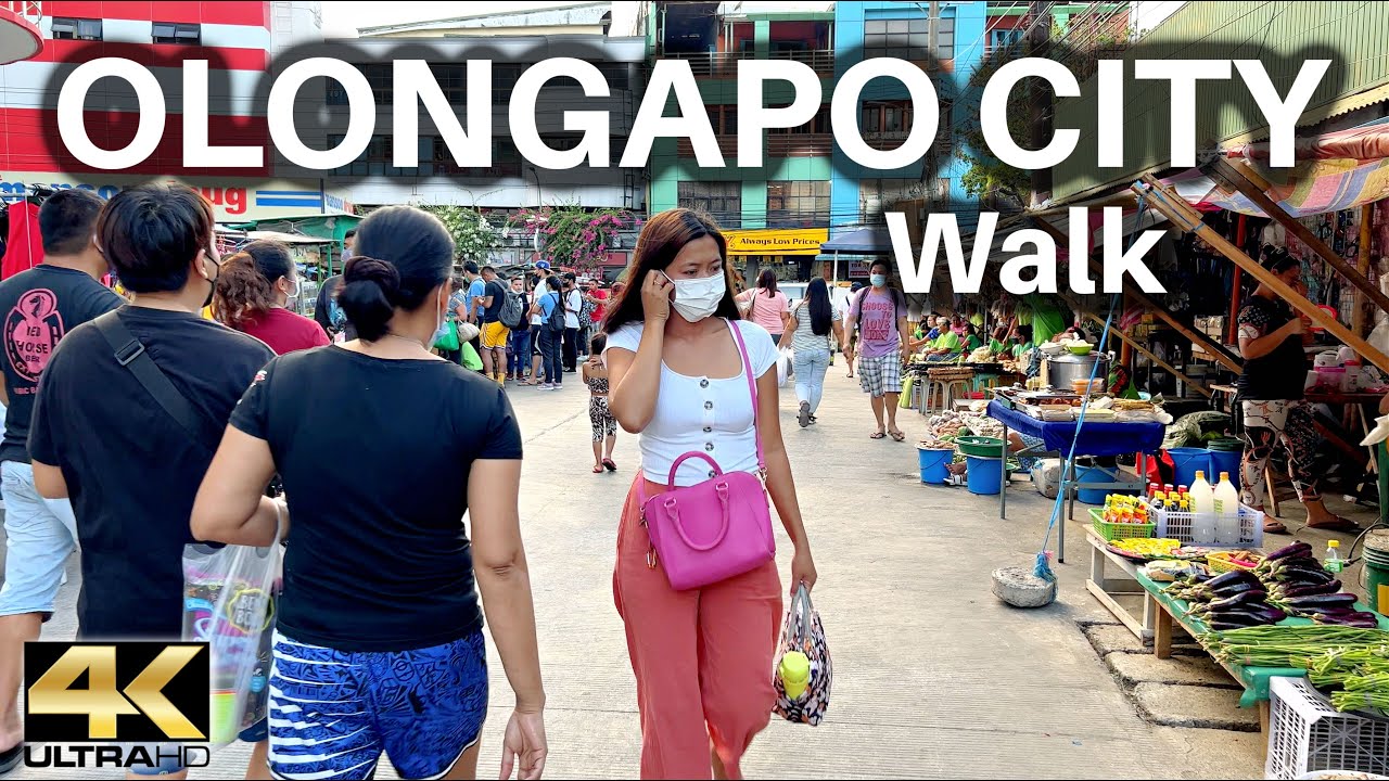 Walking OLONGAPO CITY Zambales Philippines 2022 [4K]