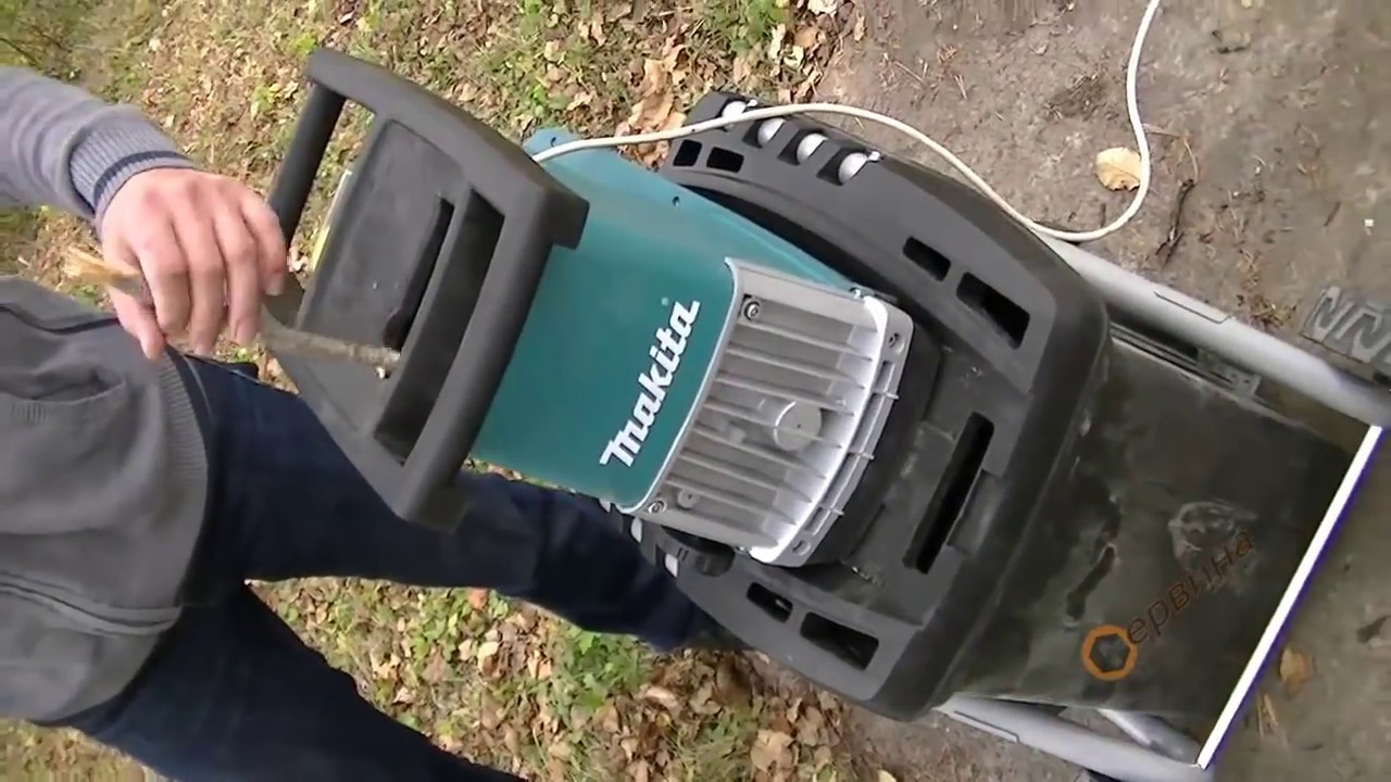 TEST Makita UD2500 2500W ф45мм - градинска дробилка