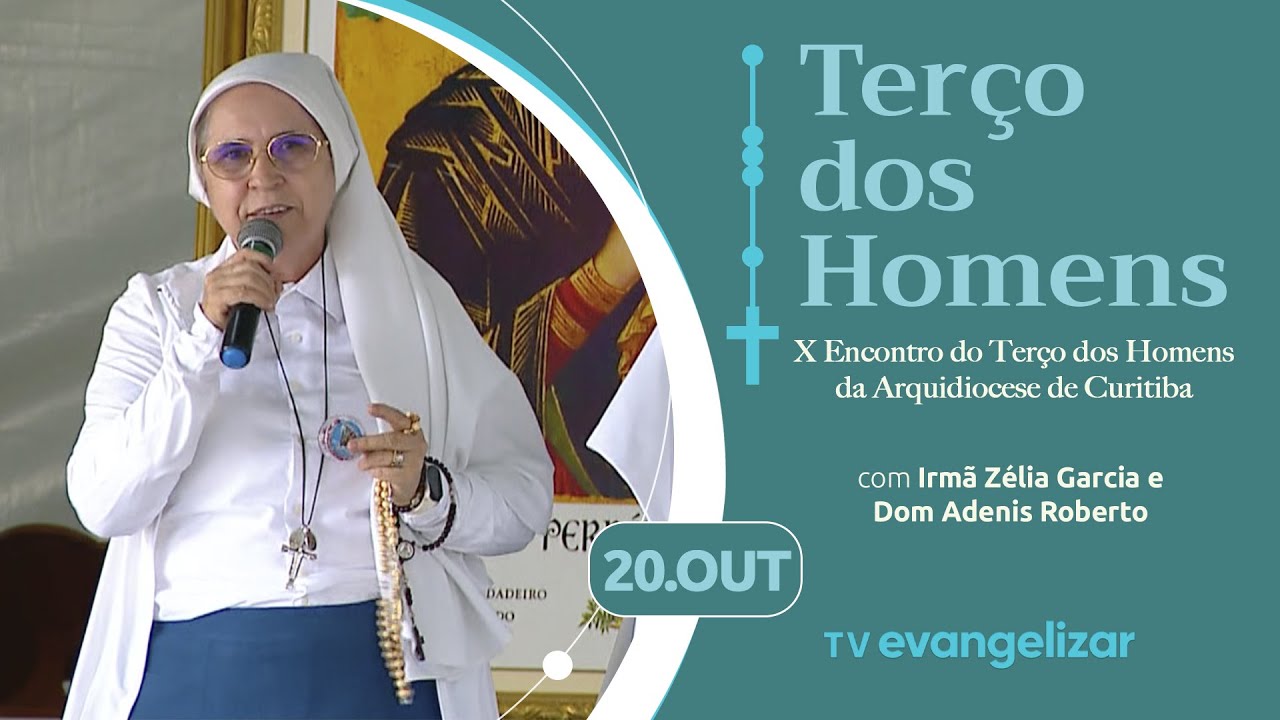 Terço dos Homens do Santuário do Perpétuo Socorro em Curitiba com Irmã Zélia | 20/10/24