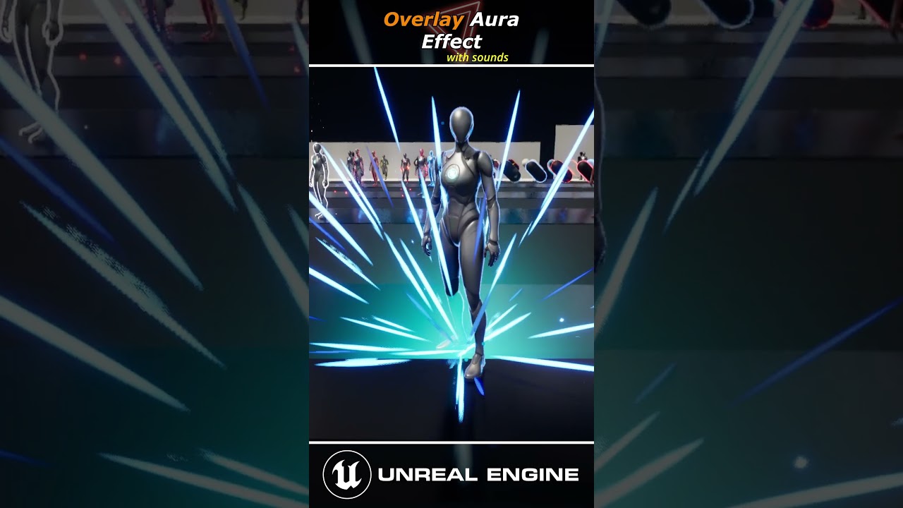 03 Particle and Outline Aura Overlay Niagara Effect on Unreal Engine