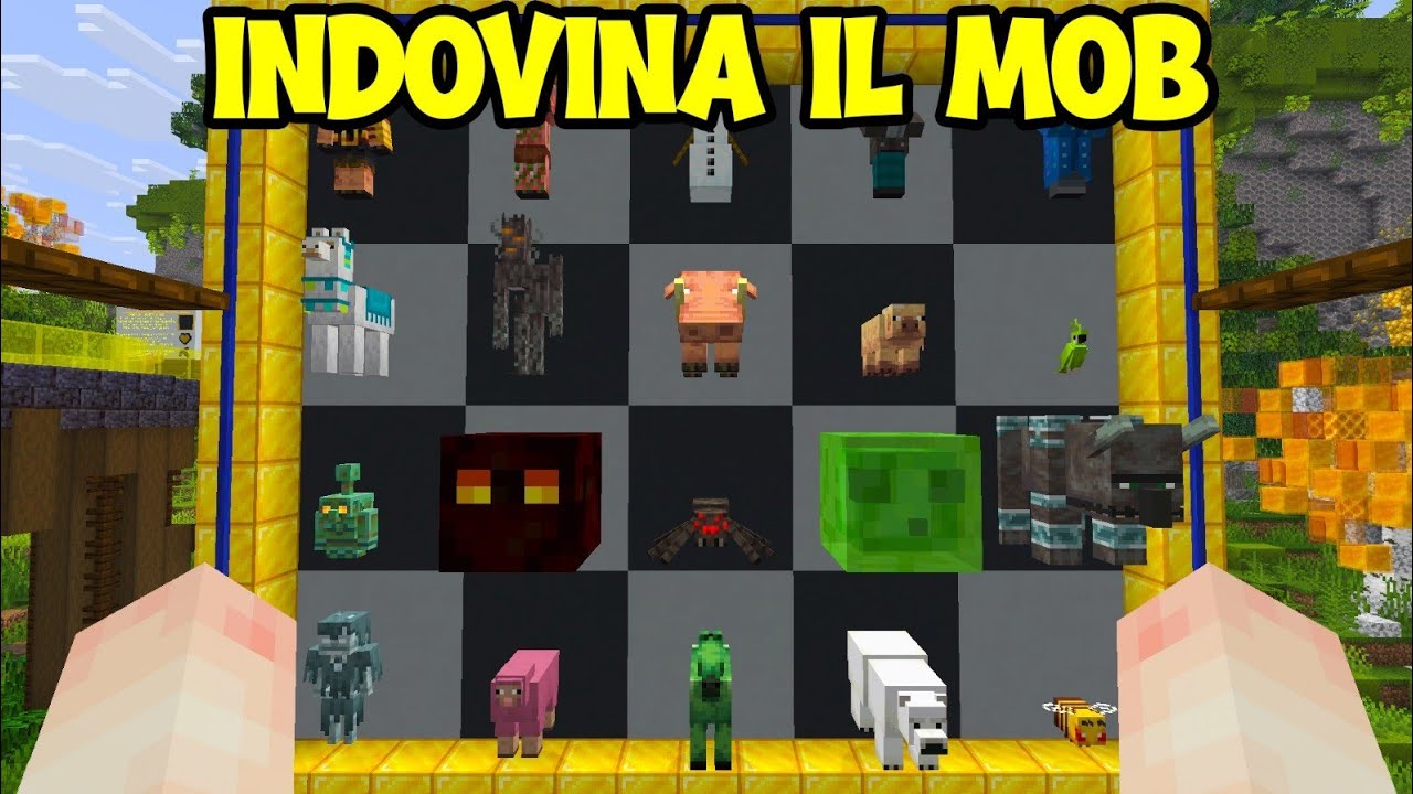 INDOVINA IL MOB SU MINECRAFT CONTRO IL MIO RAGAZZO