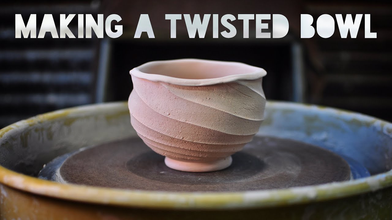Making A Twisted Bowl - throwing & trimming