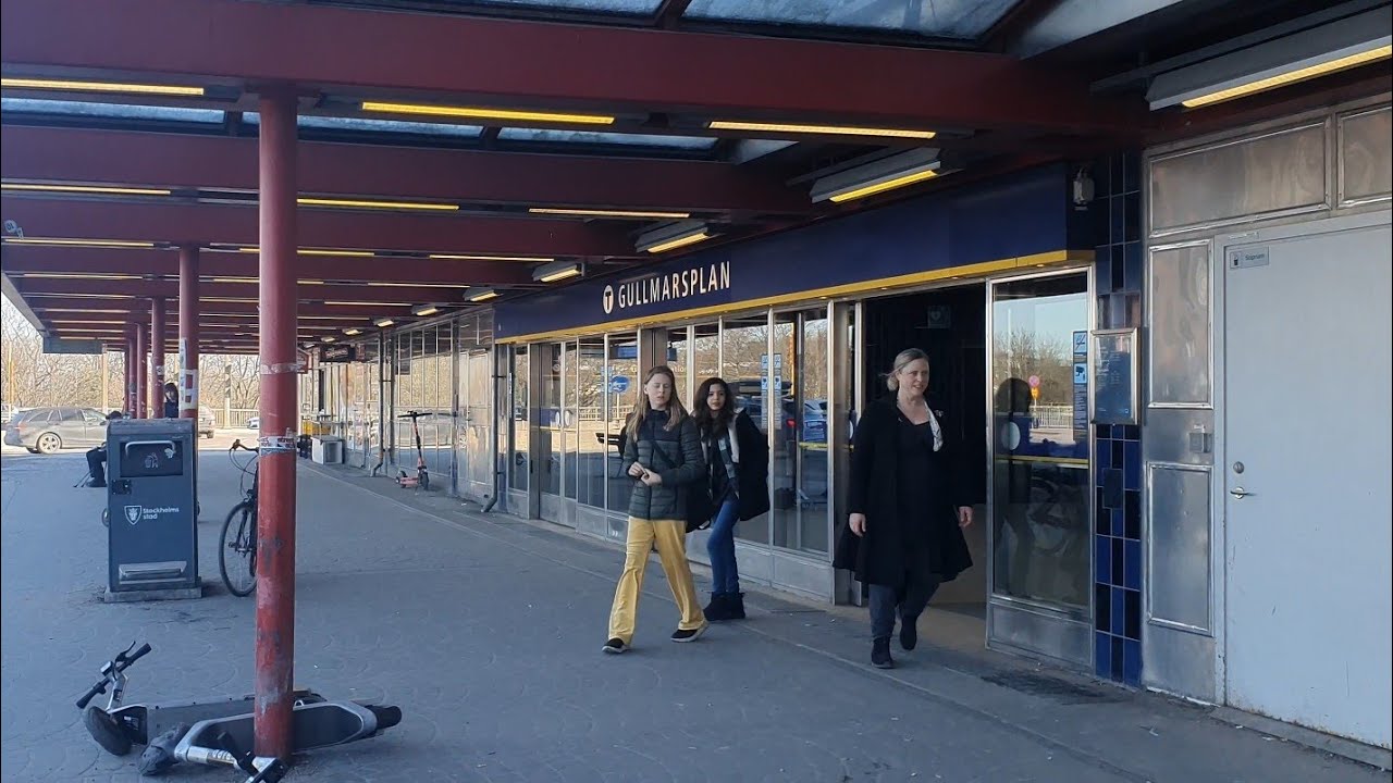 Sweden, Stockholm - Walking in Johanneshov | Gullmarsplan #375