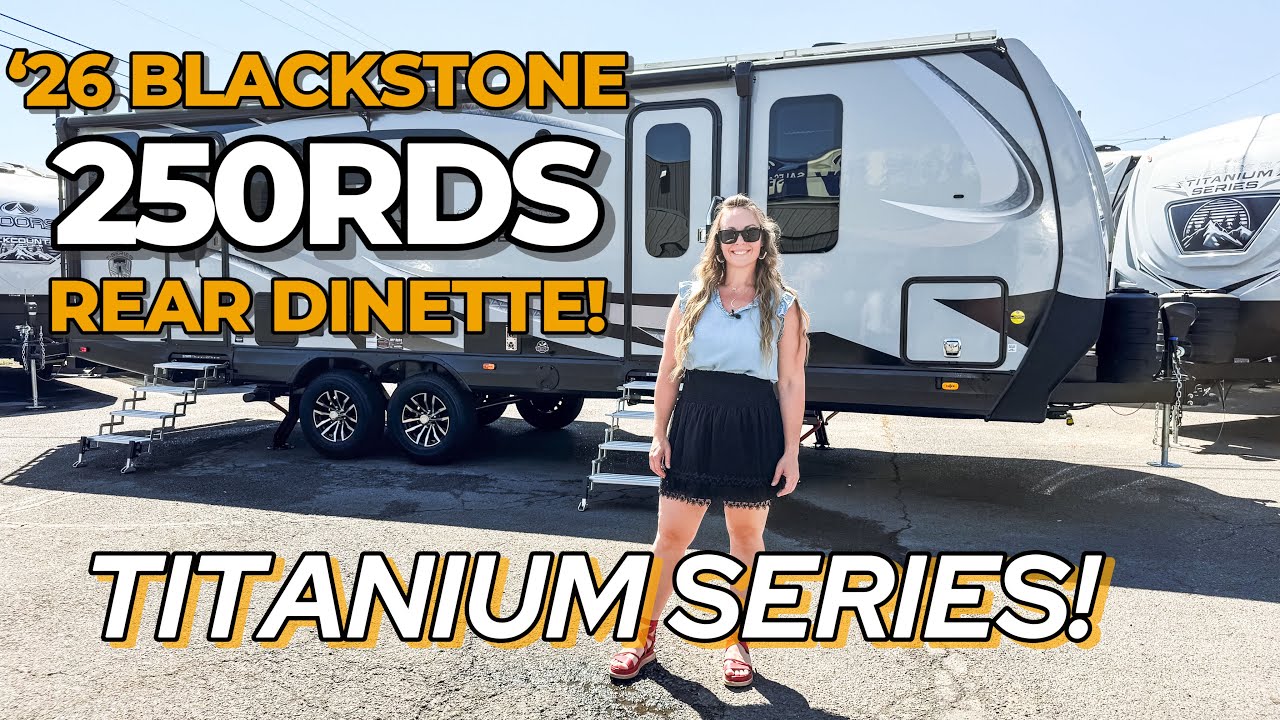 NEW 2026  Black Stone 250RDS Luxury TT w/4 Seasons Package, Off Road Suspension, 80 Gal Fresh Water!