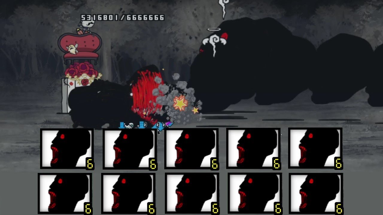 the battle cat spam black face
