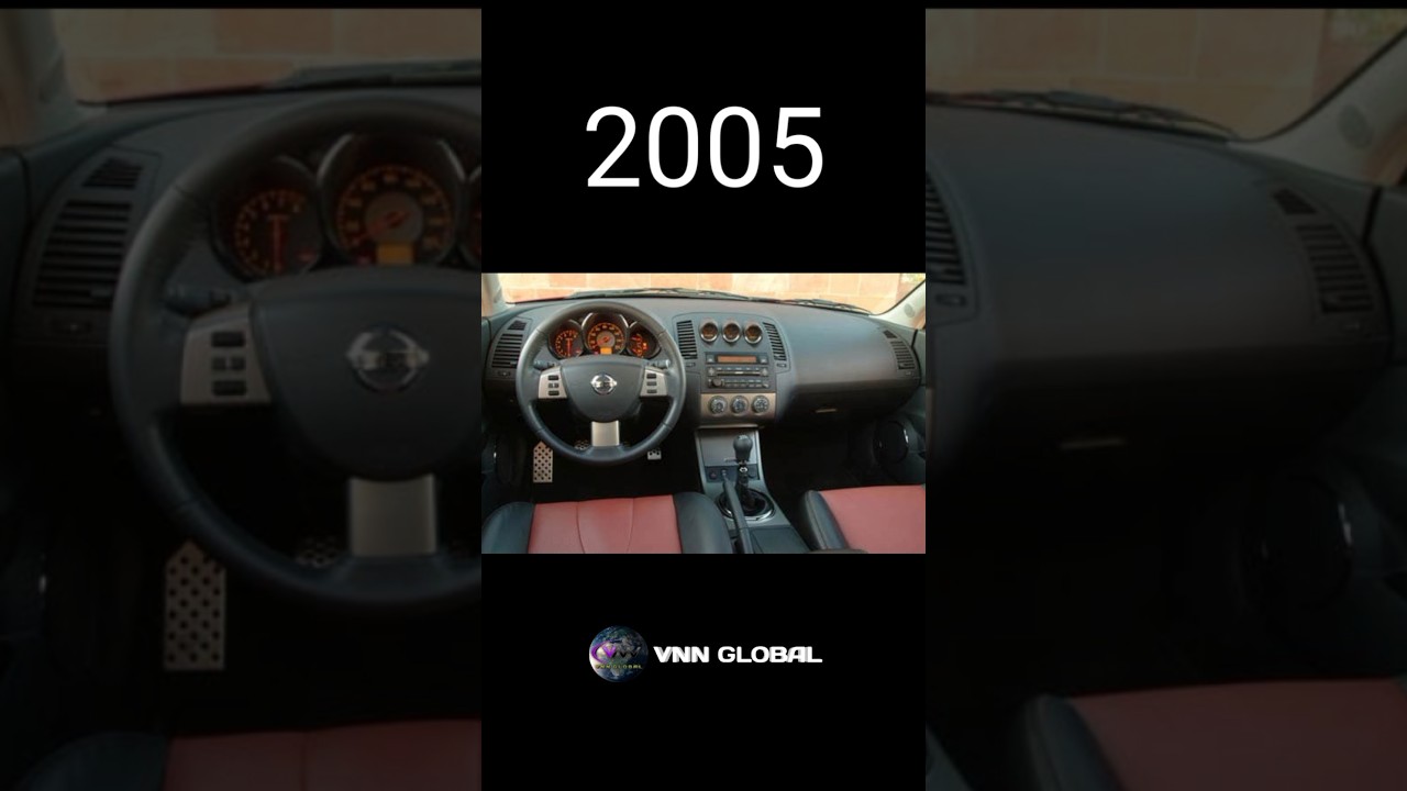 Evolution Of Nissan Altima Interior (1993-2025) #shorts