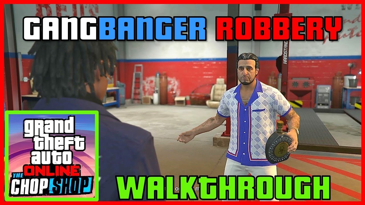 GTA Online Chop Shop - The Gangbanger Robbery | Full Solo Walkthrough | GTA 5 Online Tutorial #gta
