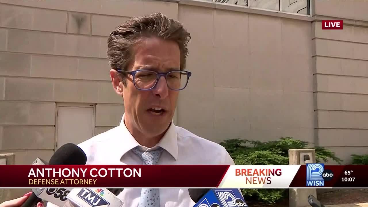Defense attorney Tony Cotton speaks after guilty verdict