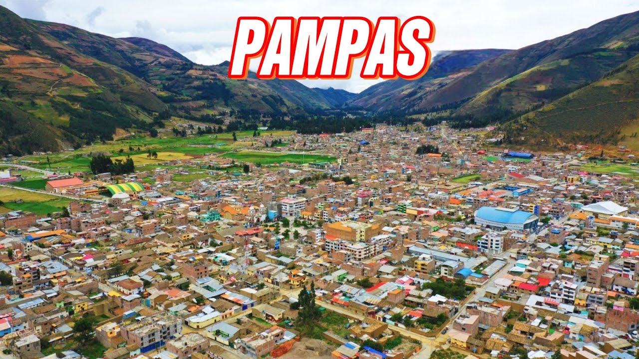 Así Luce el Hermoso Valle de Pampas Tayacaja al 100٪ Vista Aerea con Drone (Huancavelica Peru)