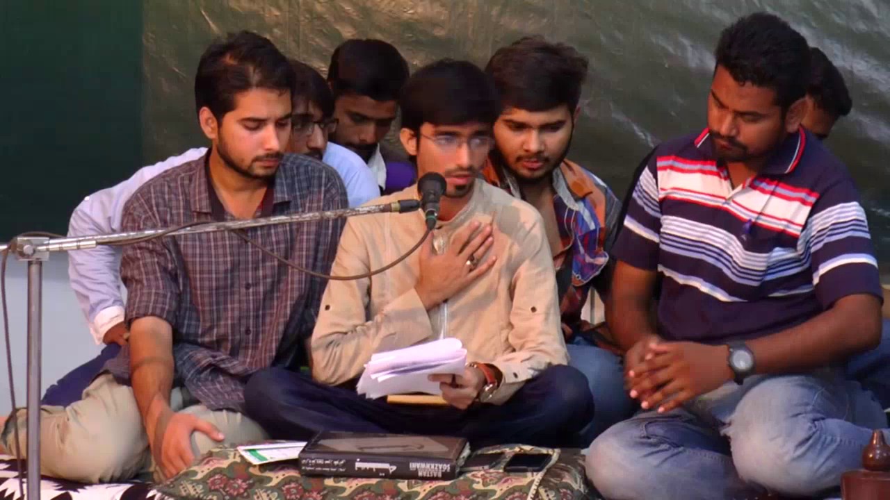 [Day 01] Soazkhwani : Muslim Raza Mehdavi - 12th Zikr-e-Imam-e-Zamana(as) 1438