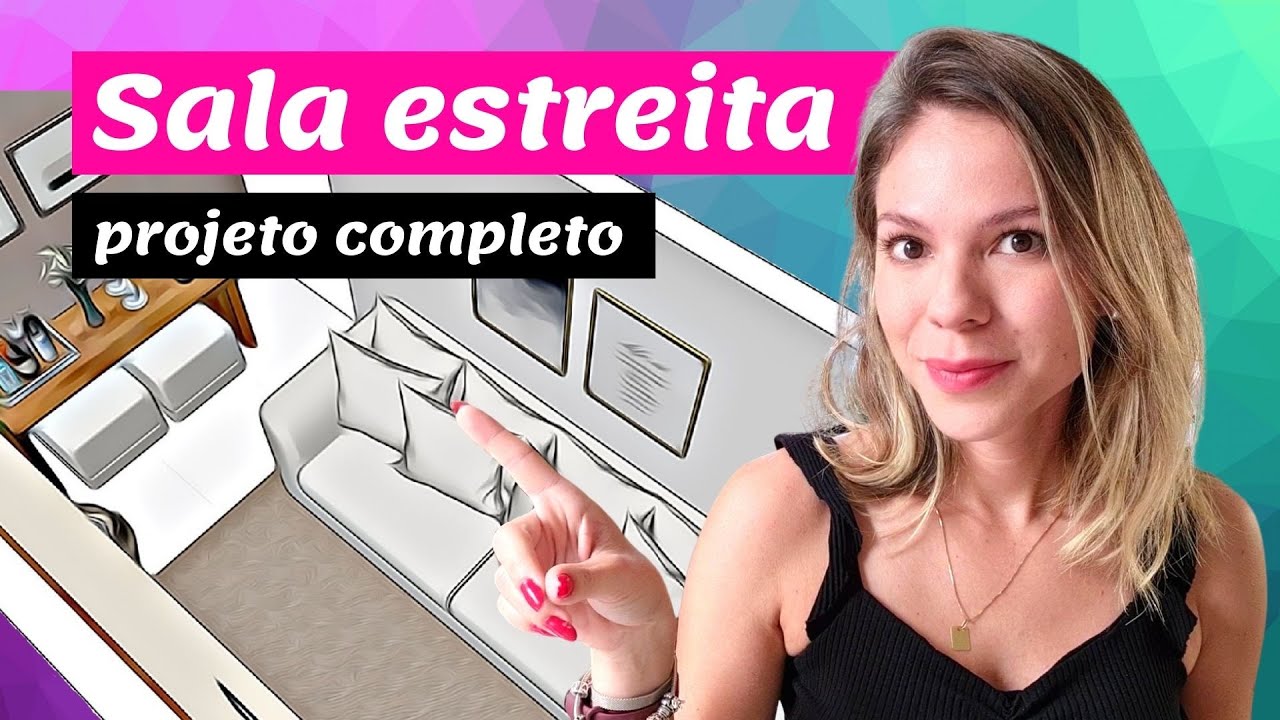 Projeto de uma sala estreita e comprida | mudança total!