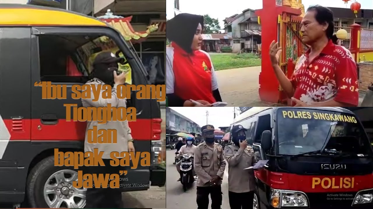 Sosok Polwan Polres Singkawang yang Diviralkan Berbahasa China