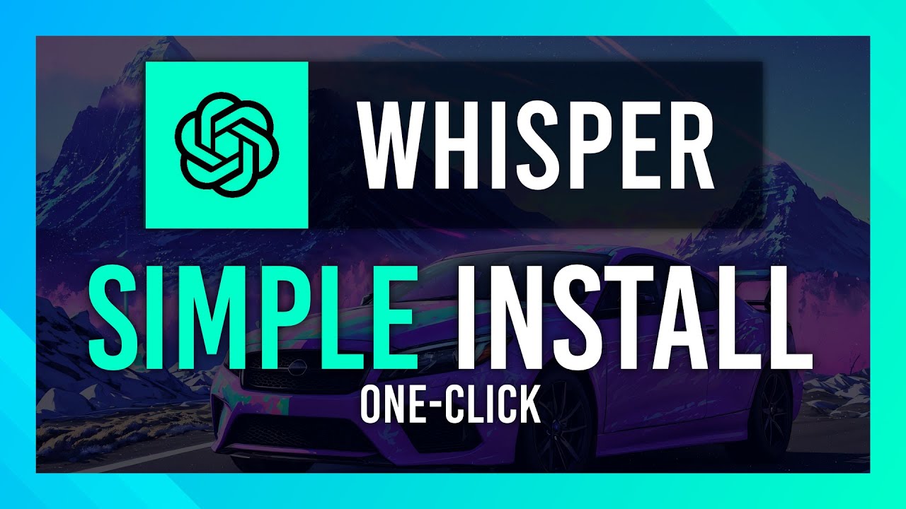 One-Click Whisper Install | Windows Install Script | Simple, Updated