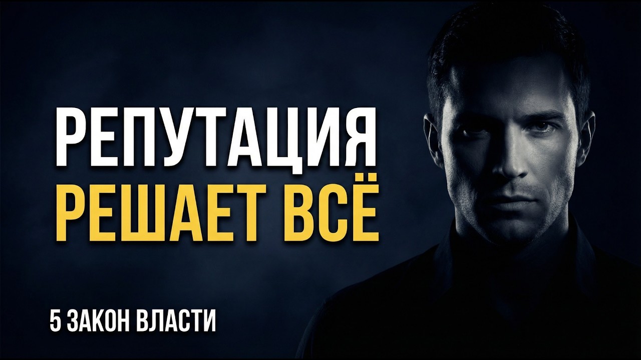 Твоя репутация решает всё | 5 закон власти