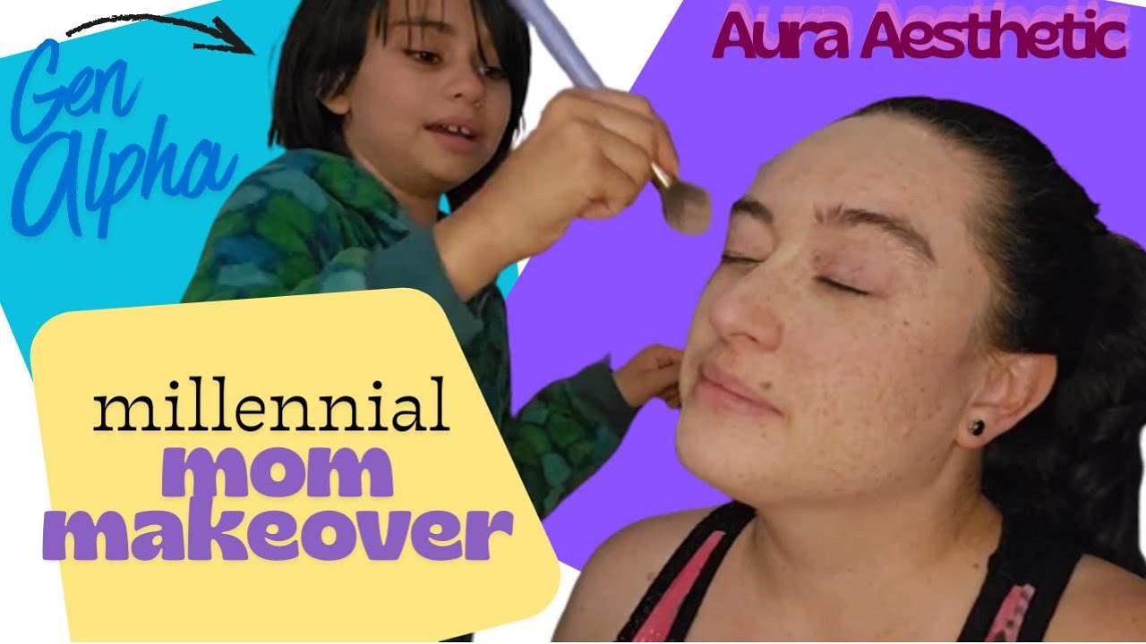 90s Makeup Disaster: Millennial Mom Demands MORE Glitter, Daughter Calls it ''Mid' and 'Not Sigma'