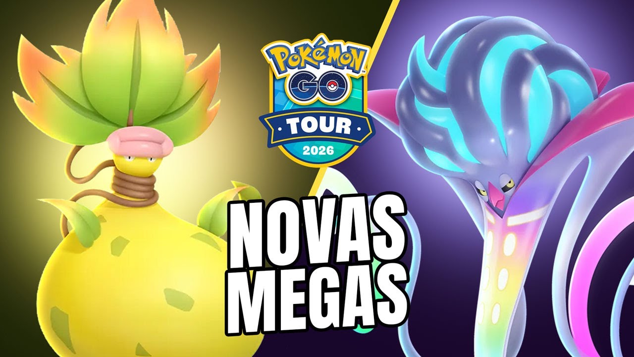NOVAS MEGAS NO POKÉMON GO: Mega Victreebel e Mega Malamar no Tour de Kalos! 🧬